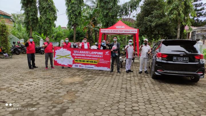 Program CSR untuk team Satgas Covid Bandar Lampung